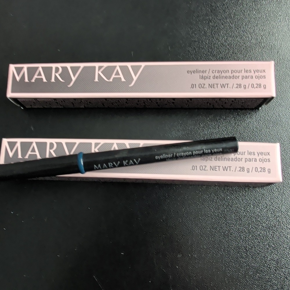 Qty 2 Mary Kay Eyeliner Dark Denim Retractable Eye Liner Pencil 0.01 oz 048392